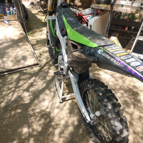 Old dirt bike in a box ,Iives again.