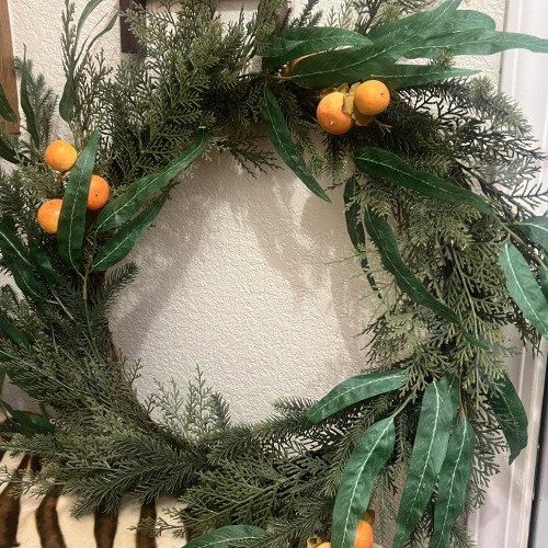 Conditioning door wreath