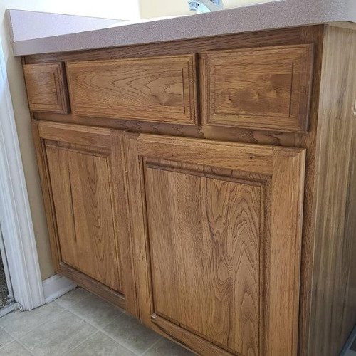 New Bathroom Cabinet