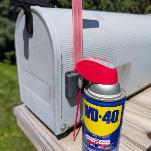 MAILBOX REPAIR WITH WD-40