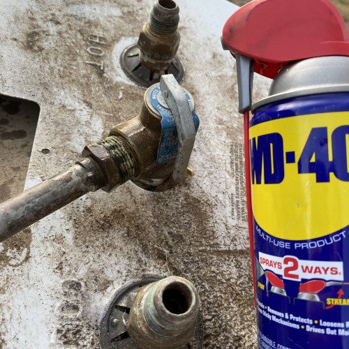 Replacing 1970s Water Heater With The Help Of WD-40